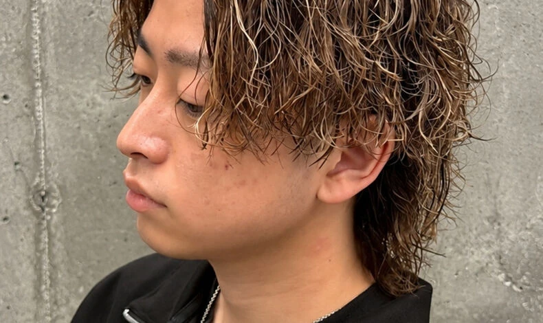 画像27352：パーマ×ハイライトで、動きと立体感を